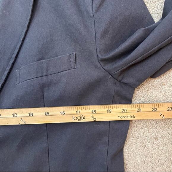 Jachs 310 Bleeker Twill Blazer Mens Medium Charcoal Grey Business Casual Preppy - Picture 11 of 11